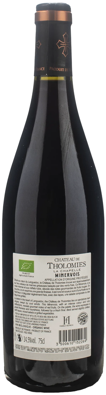 Chateau de Tholomies Minervois La Chapelle 2022