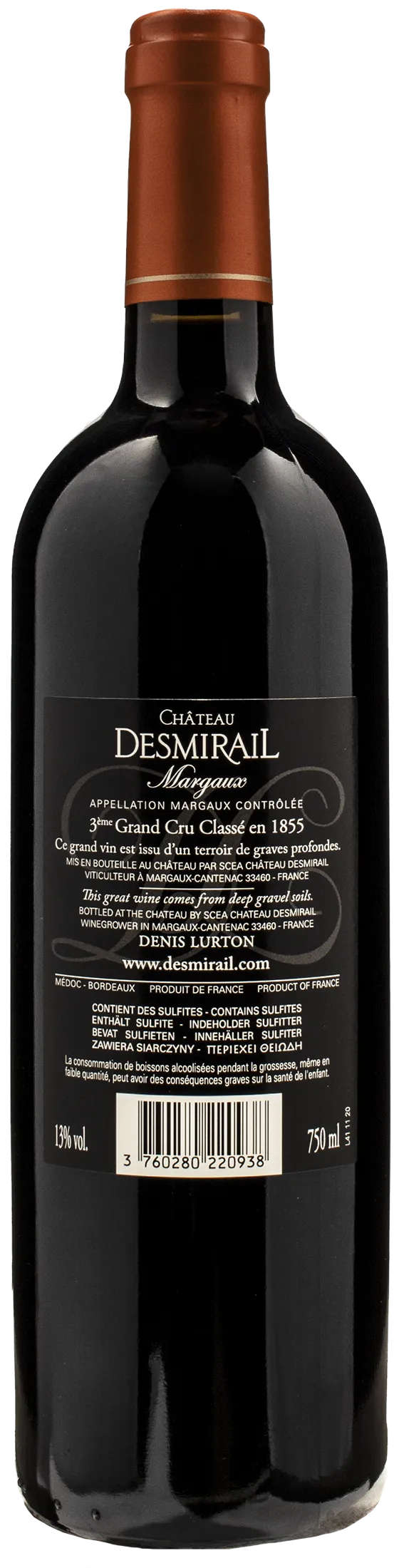 Chateau Desmirail Margaux 2020