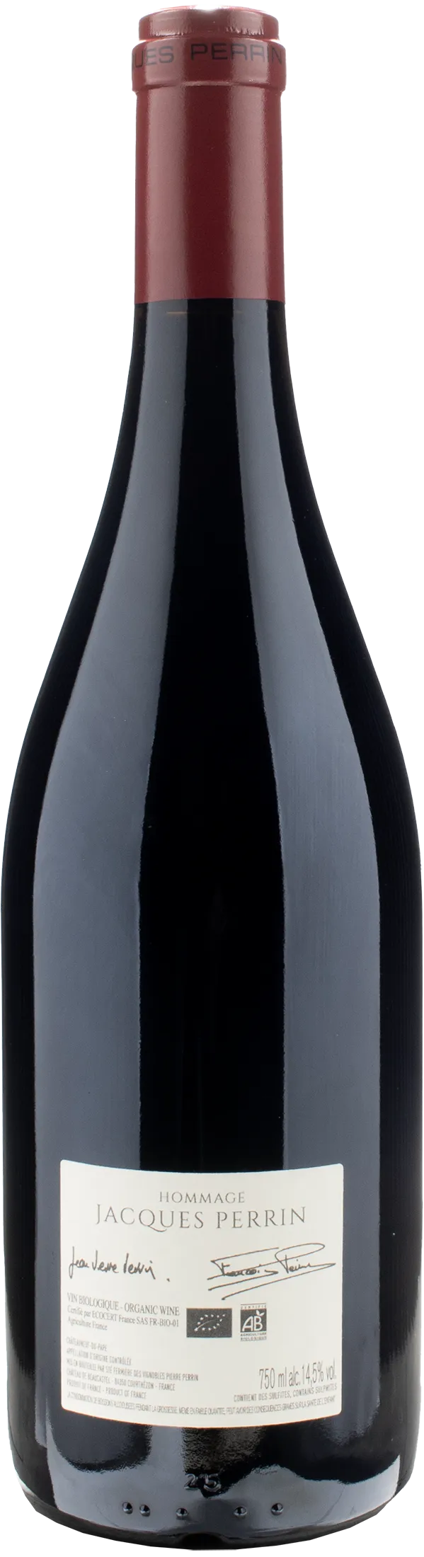 Chateau du Beaucastel Hommage a Jacques Perrin 2019