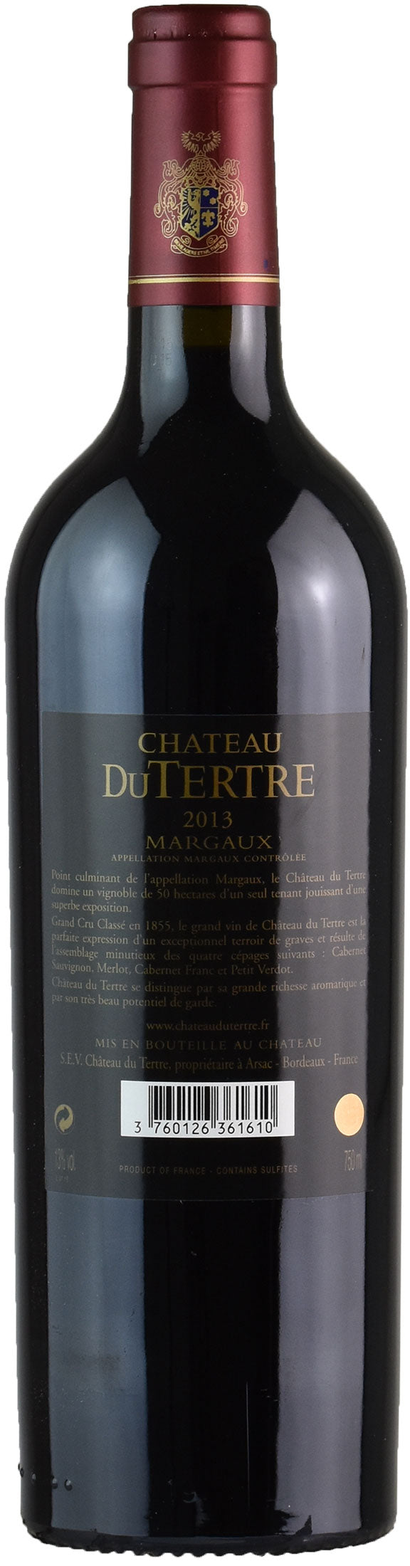 Chateau du Tertre Margaux 2013