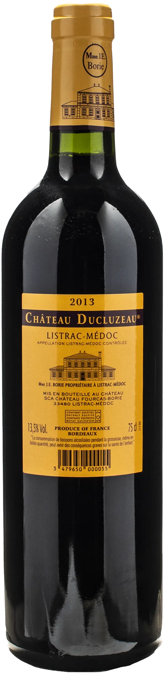 Chateau Ducluzeau Listrac Medoc 2013