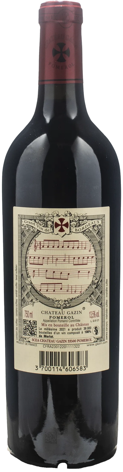Chateau Gazin Pomerol 2021