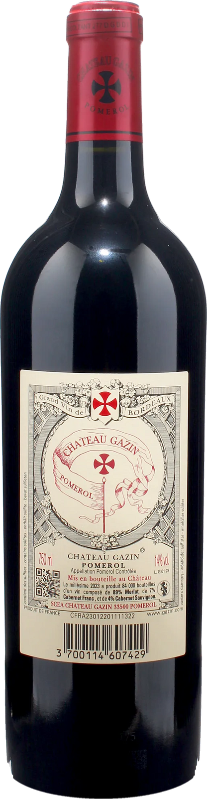 Chateau Gazin Pomerol 2023
