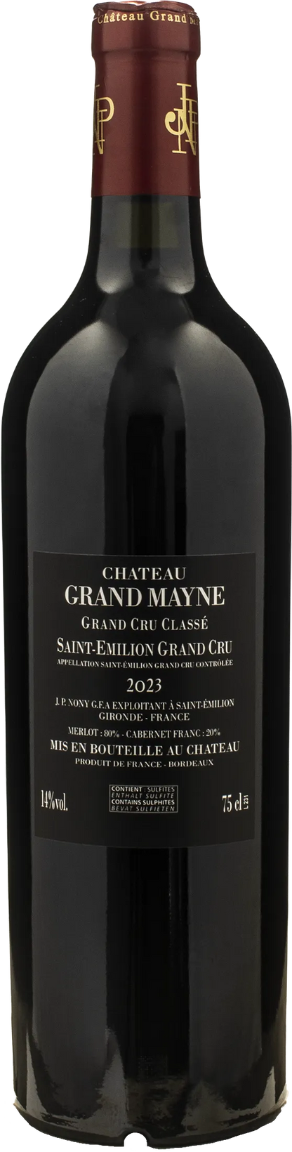 Chateau Grand Mayne Saint Emilion Grand Cru Classe 2023