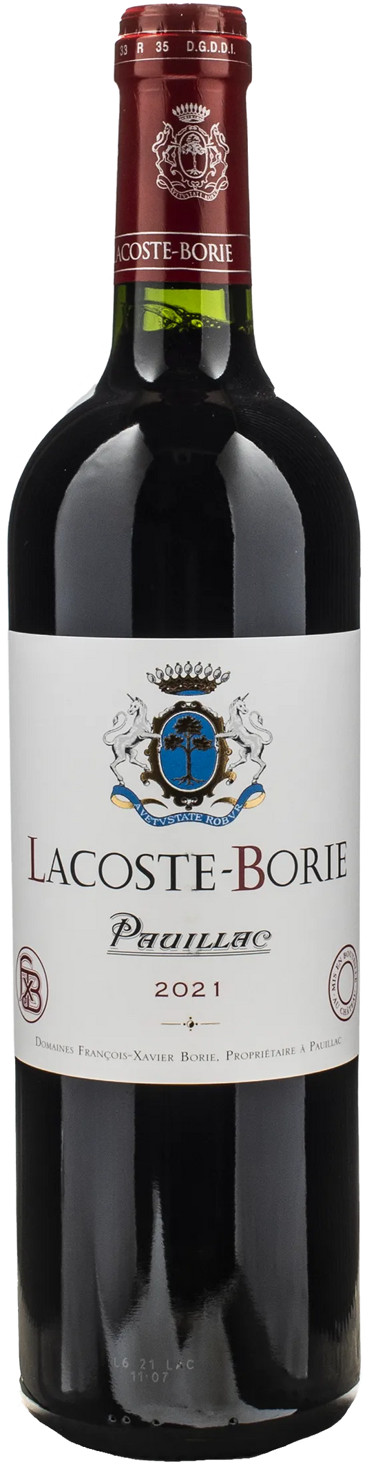 Chateau Grand Puy Lacoste Lacoste Borie Pauillac 2021