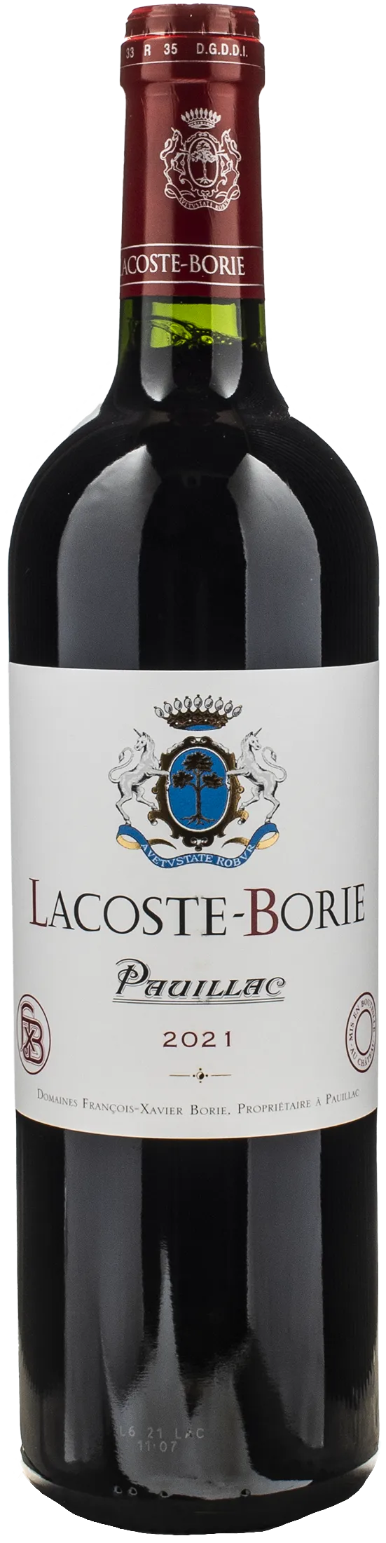 Chateau Grand Puy Lacoste Lacoste Borie Pauillac 2021