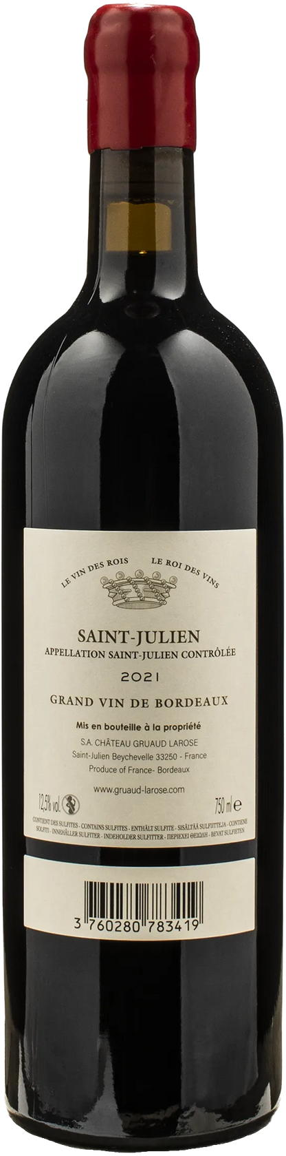 Chateau Gruaud Larose Sarget de Gruaud Larose Saint Julien 2021