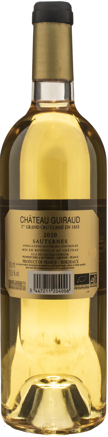 Chateau Guiraud Sauternes 1er Grand Cru Classe 2020
