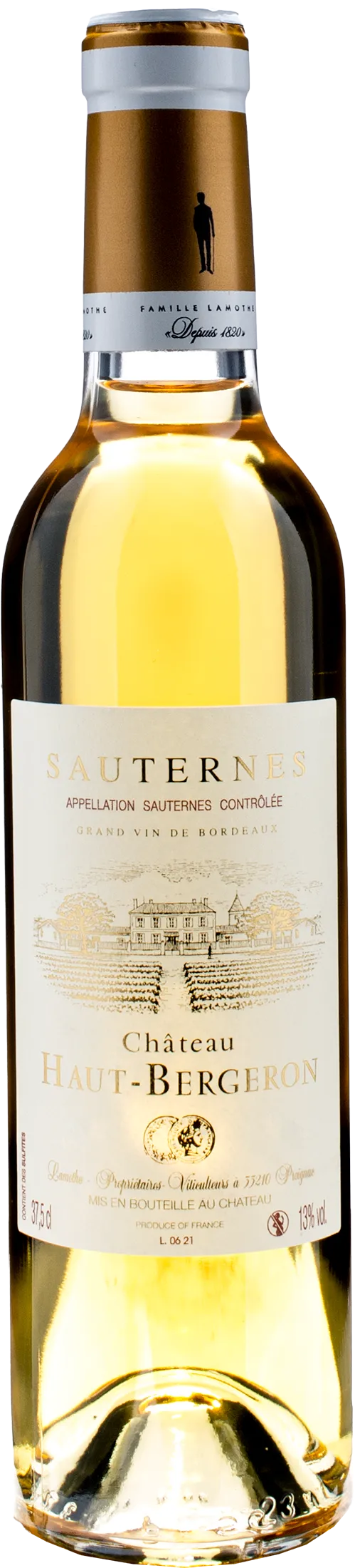 Chateau Haut Bergeron Sauternes 0.375L 2019