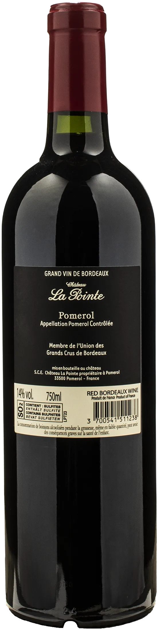 Chateau La Pointe Pomerol 2023