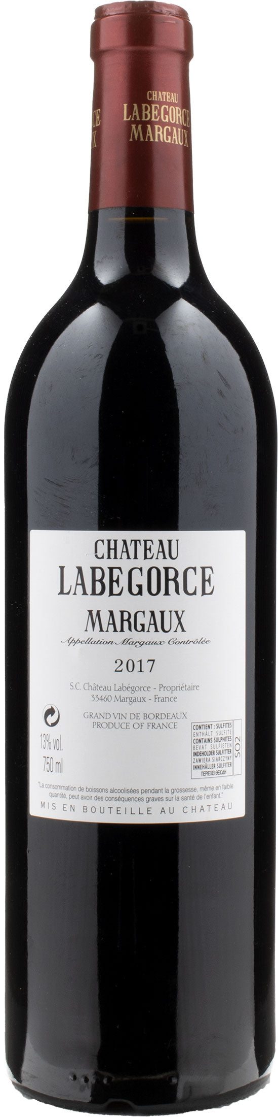 Chateau Labegorce Margaux 2017