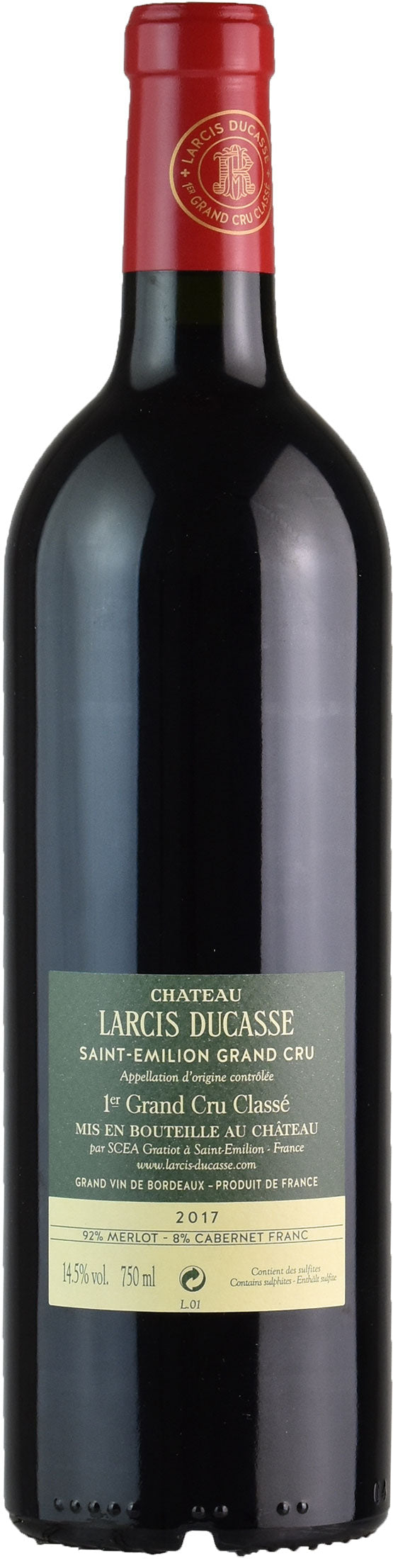 Chateau Larcis Ducasse Saint Emilion Grand Cru 2017