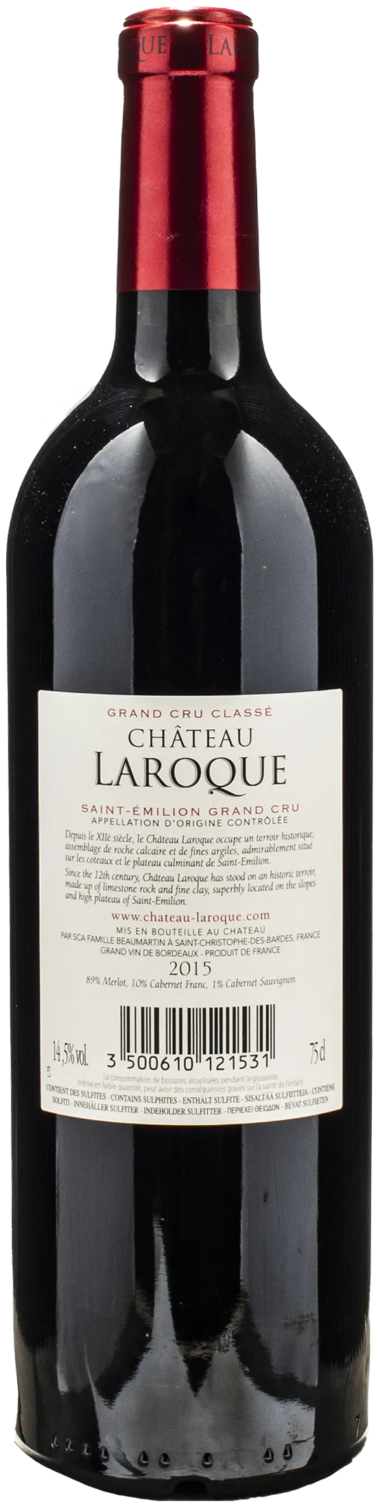 Chateau Laroque Saint Emilion Grand Cru Classé 2015