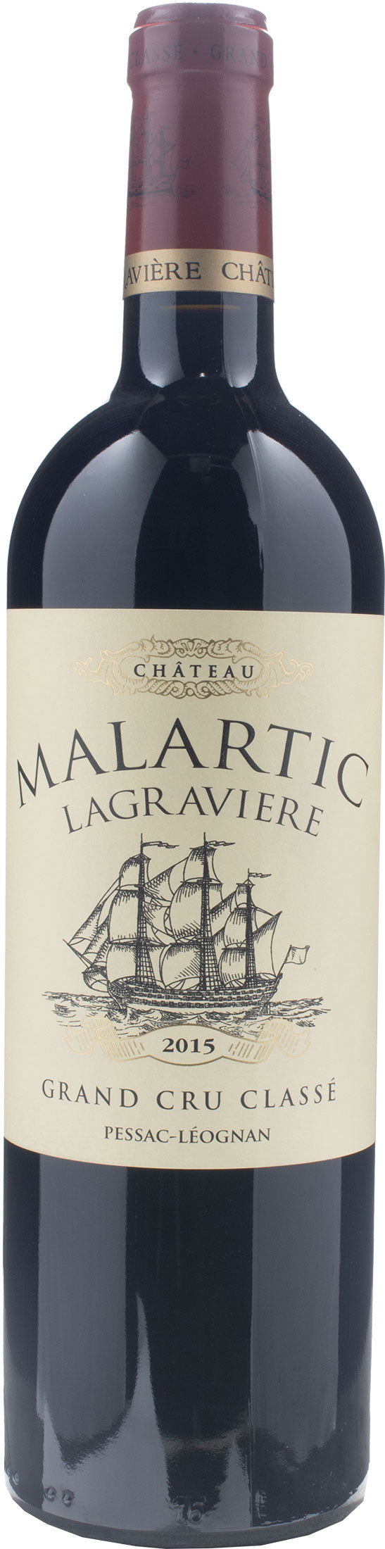 Chateau Malartic Lagraviere Pessac Leognan Grand Cru Classé des Graves Rouge 2015