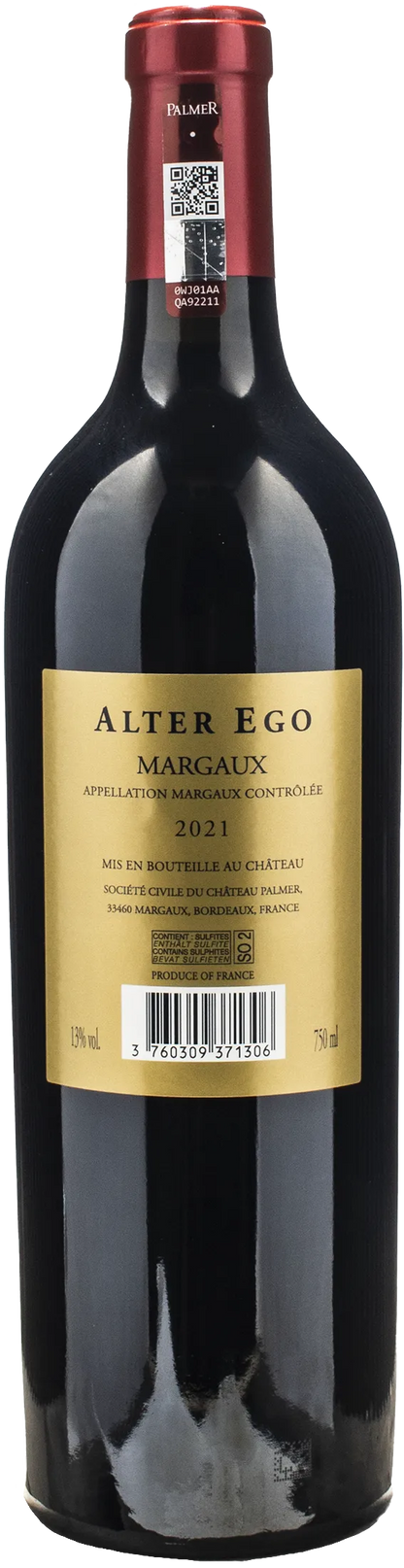 Chateau Palmer Margaux Alter Ego Medoc 2021