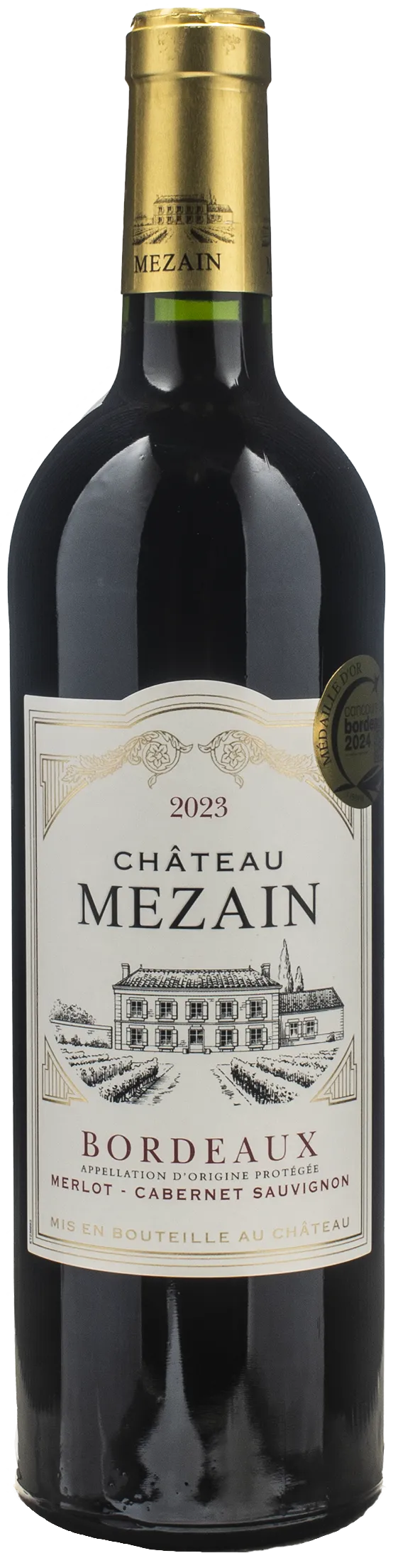 Chateau Mezain Bordeaux Merlot Cabernet Sauvignon Rouge 2023