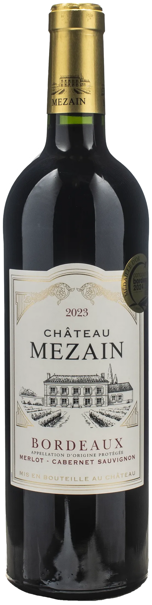Chateau Mezain Bordeaux Merlot Cabernet Sauvignon Rouge 2023