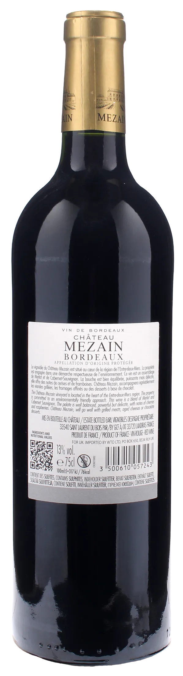 Chateau Mezain Bordeaux Rouge 2024