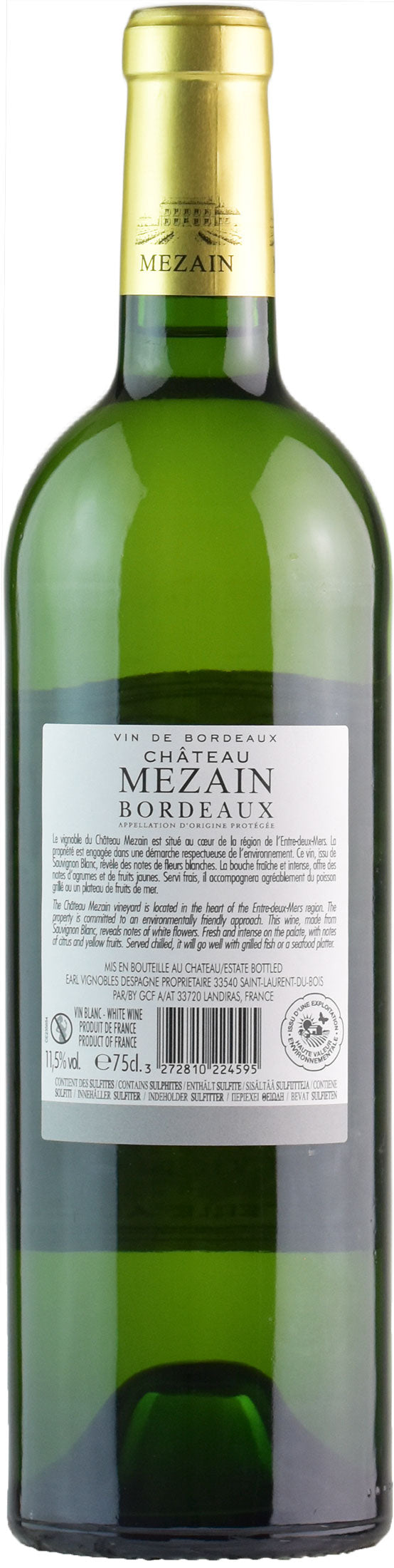 Chateau Mezain Bordeaux Sauvignon Blanc 2020