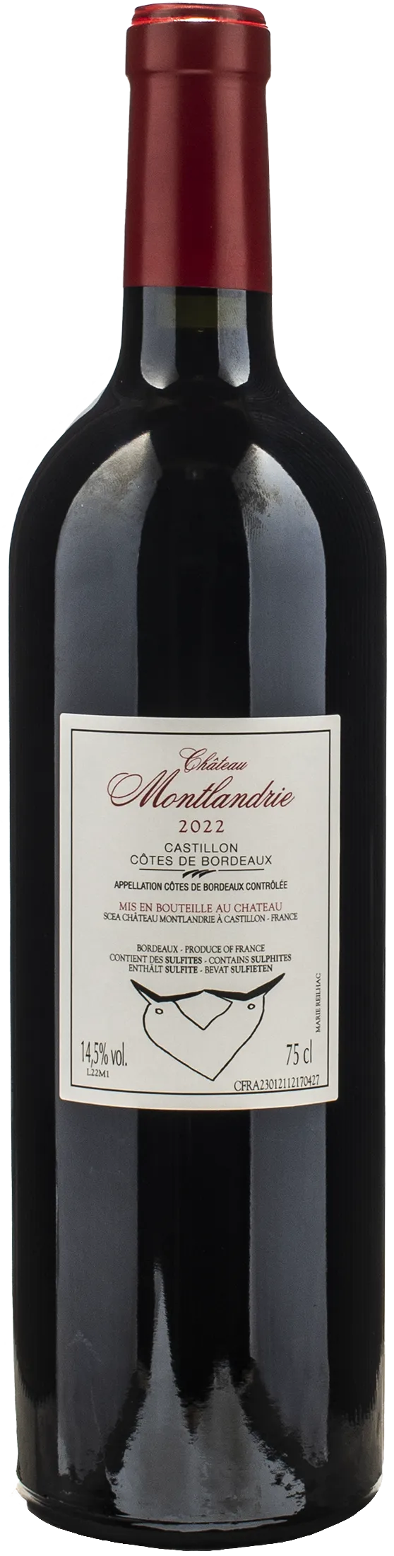 Chateau Montlandrie Castillon Cotes de Bordeaux 2022