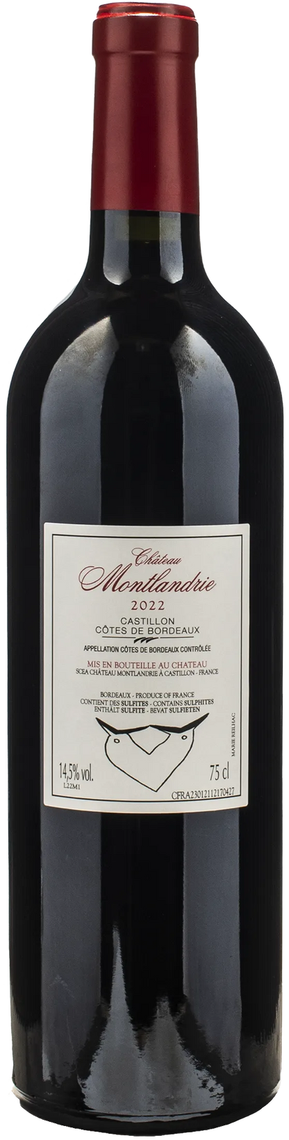 Chateau Montlandrie Castillon Cotes de Bordeaux 2022
