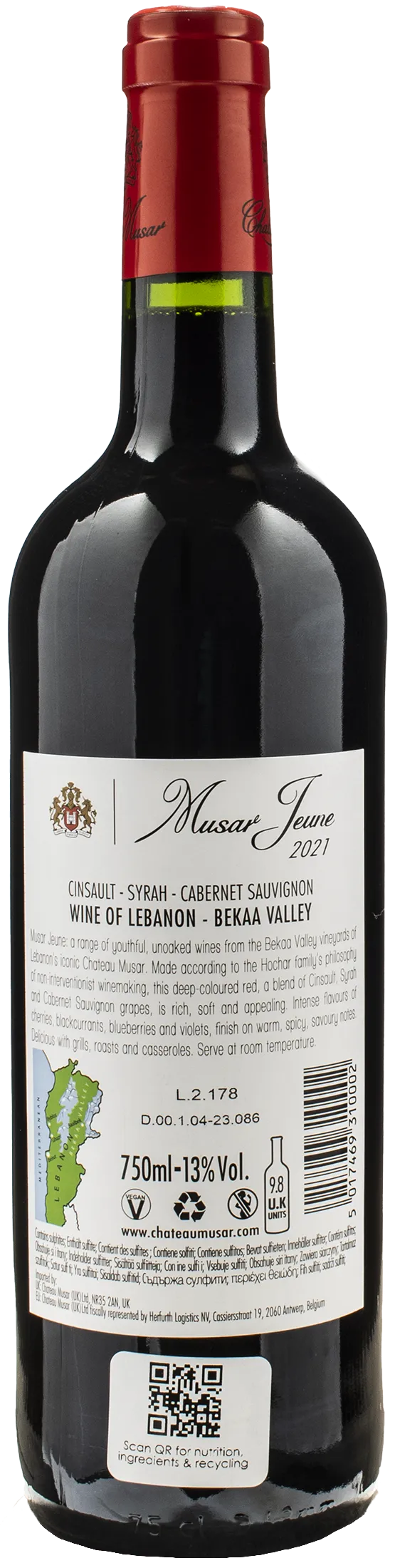 Chateau Musar Jeune Red 2021