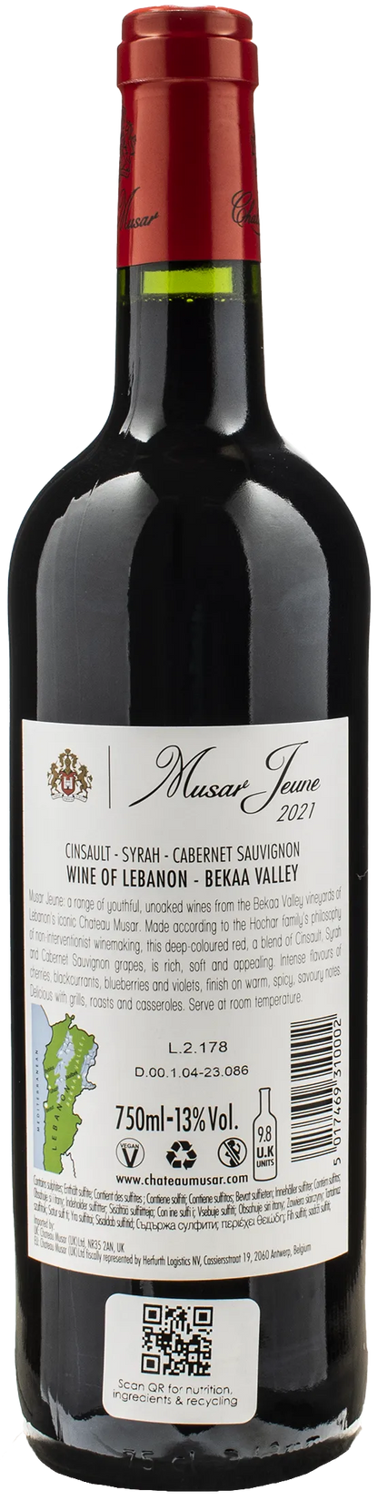 Chateau Musar Jeune Red 2021