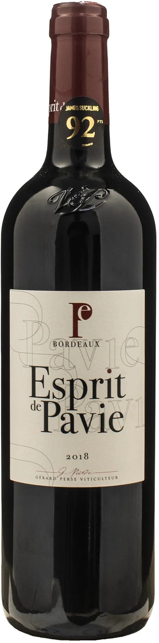 Chateau Pavie Bordeaux Esprit de Pavie 2018