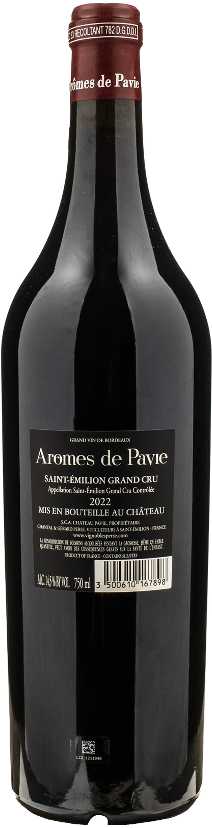 Chateau Pavie Saint Emilion Grand Cru Aromes de Pavie 2022