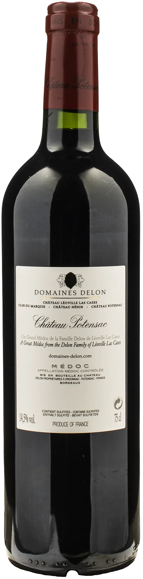 Chateau Potensac Medoc Delon 2018