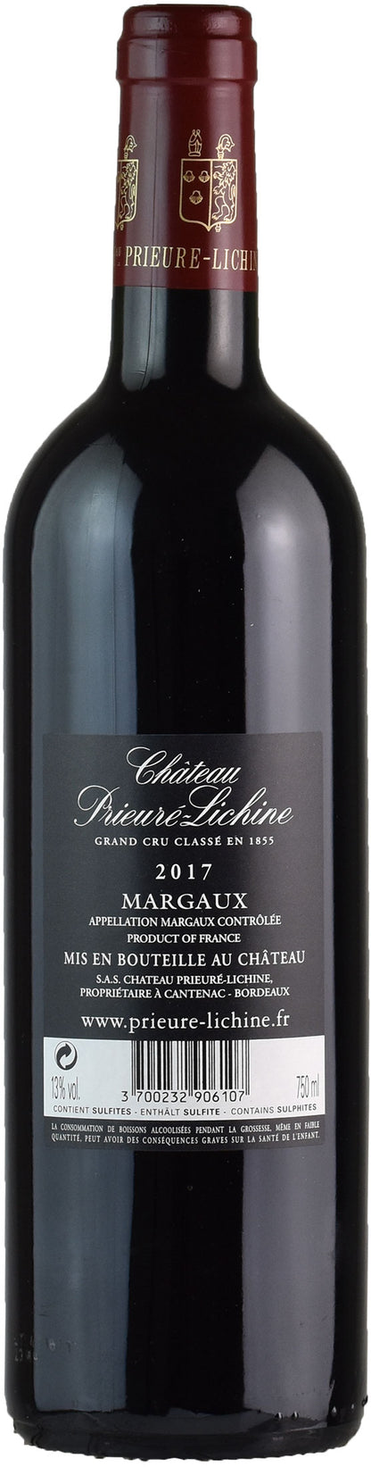 Chateau Prieure-Lichine Margaux Grand Cru Classé 2017