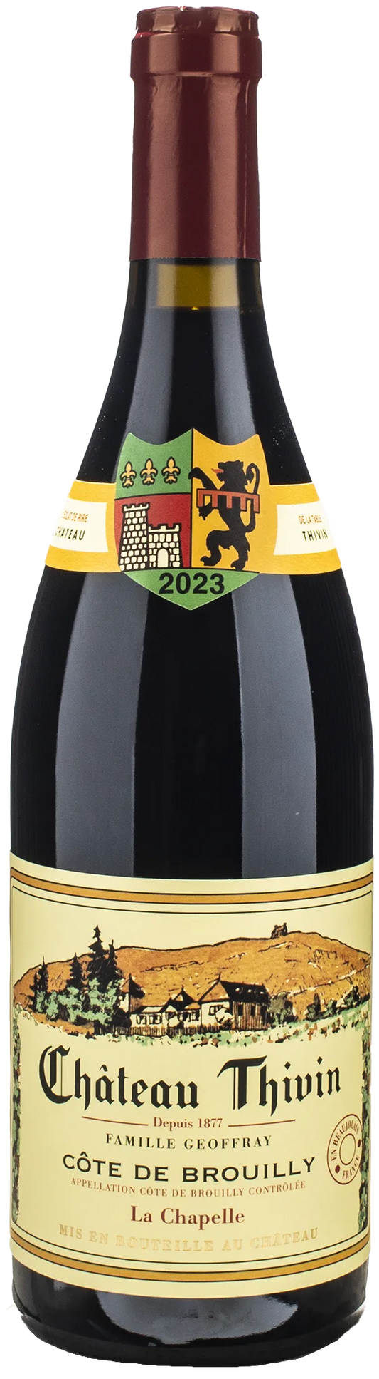 Chateau Thivin Cote de Brouilly La Chapelle 2023