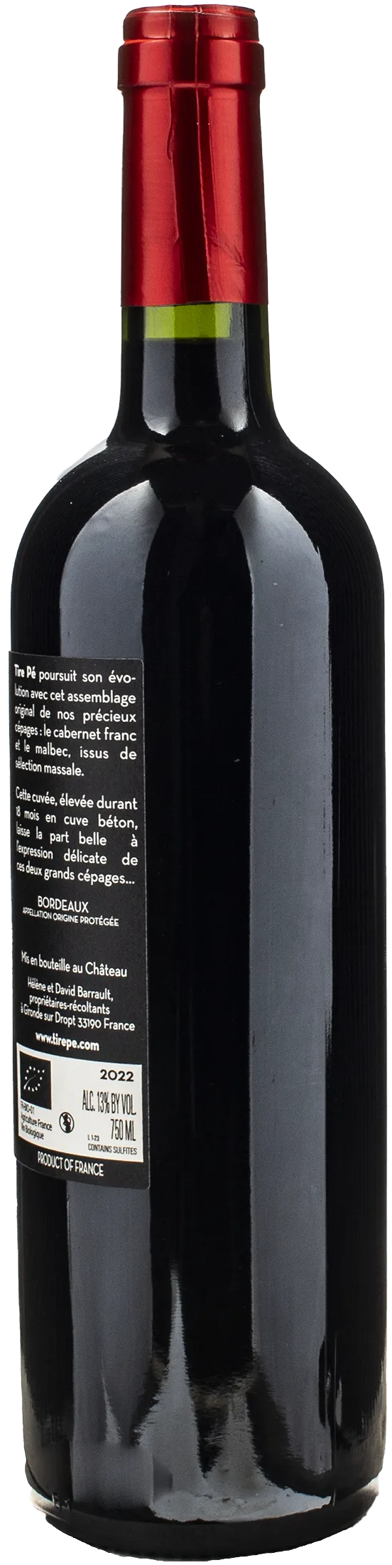 Chateau Tire Pé Bordeaux Rouge 2022