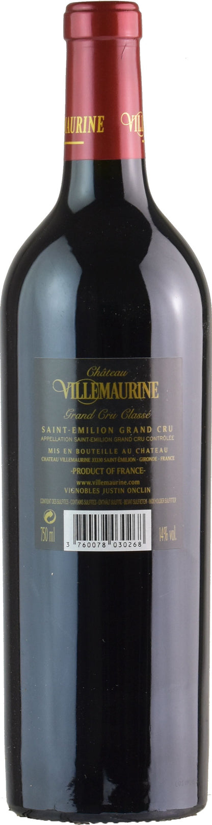 Chateau Villemaurine Saint Emilion Grand Cru 2016