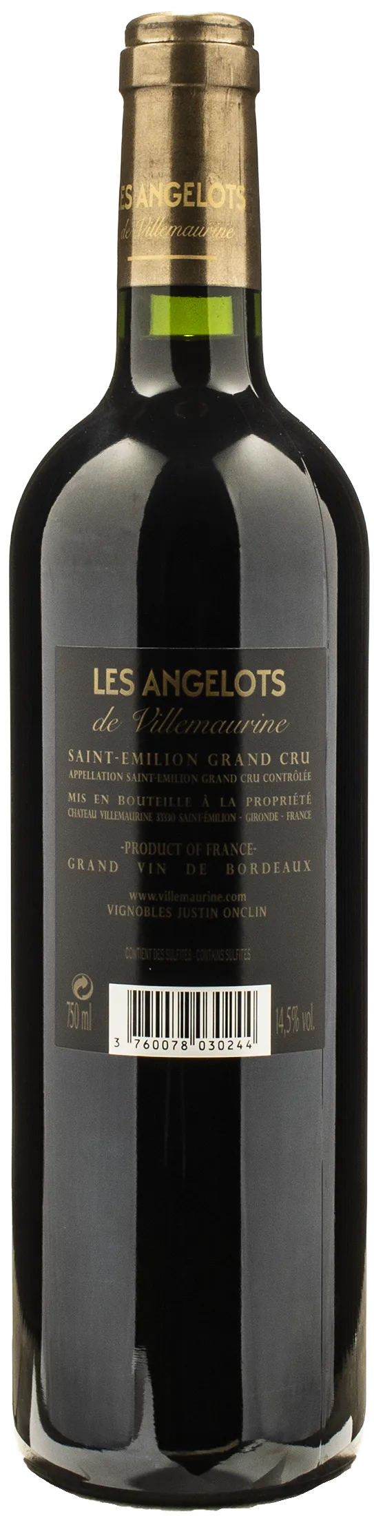 Chateau Villemaurine Saint Emilion Grand Cru Classe 2015