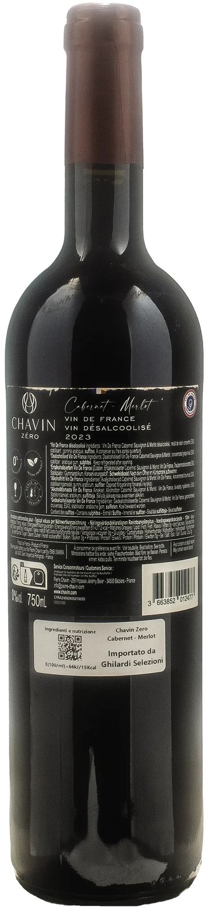 Chavin Cabernet Merlot Zero Alcol 2023