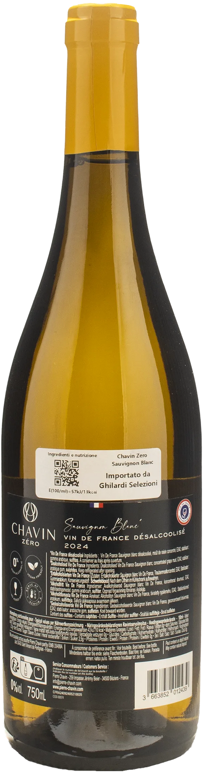 Chavin Sauvignon Blanc Zero Alcol 2024