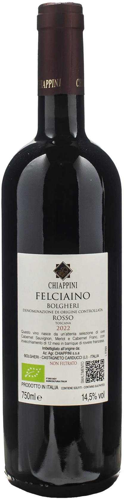 Chiappini Bolgheri Rosso Felciaino 2022