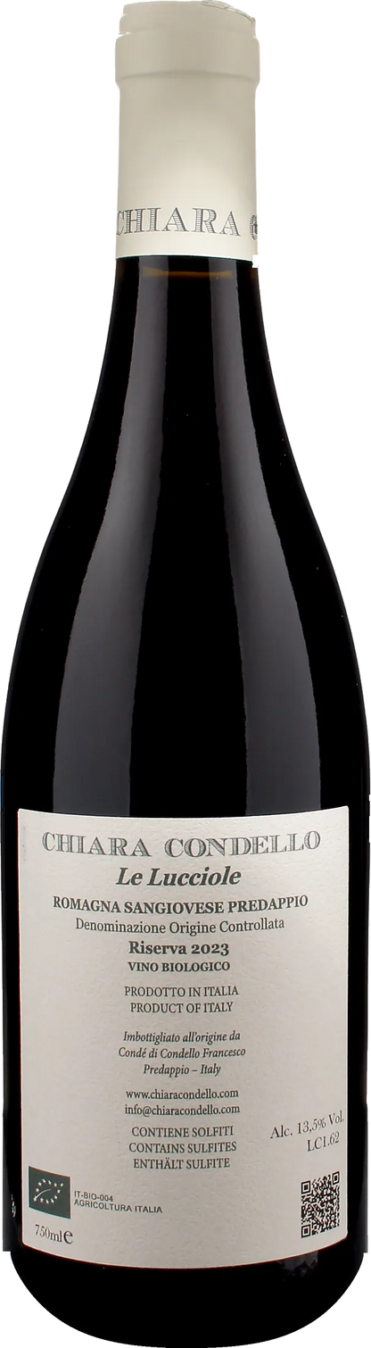 Chiara Condello Le Lucciole Sangiovese Riserva 2023