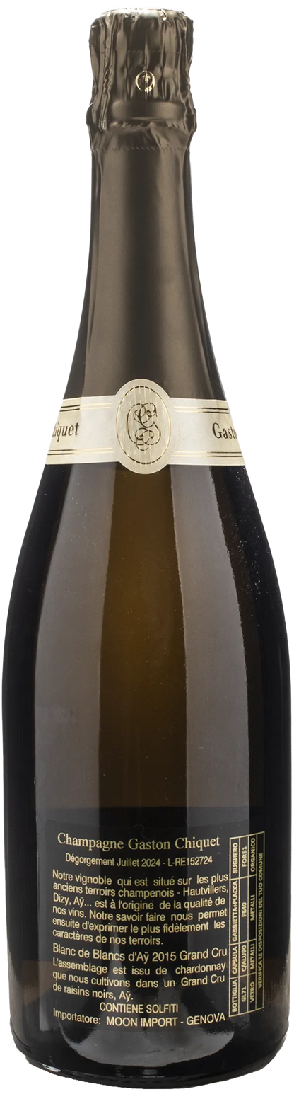 Chiquet Champagne Grand Cru Blanc de Blanc d'Ay Brut 2015