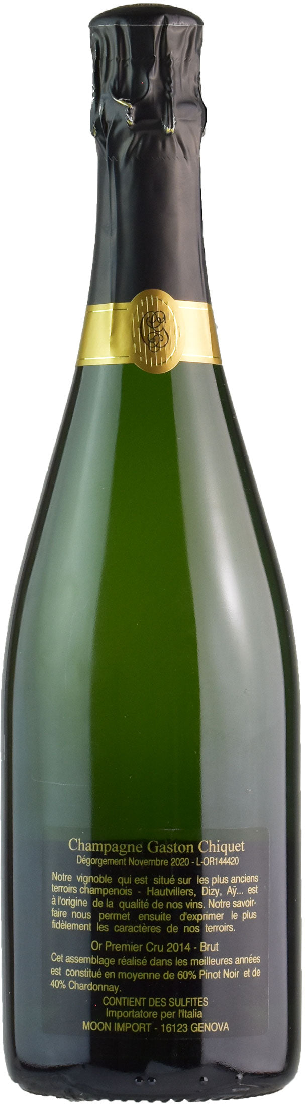 Chiquet Champagne Millèsime Or Premier Cru 2014