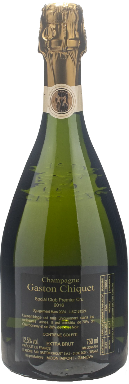 Chiquet Champagne Special Club 1er Cru Extra Brut 2016