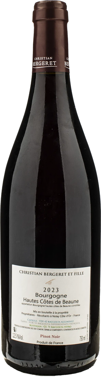 Christian Bergeret Bourgogne Hautes Cotes de Beaune Pinot Noir 2023