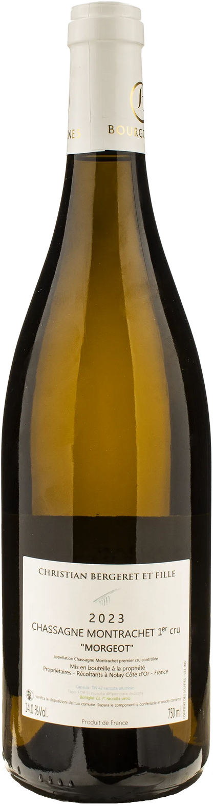 Christian Bergeret Chassagne Montrachet 1er Cru Morgeot 2023