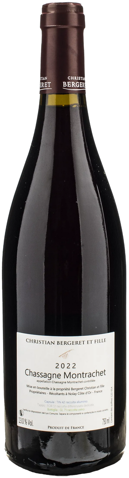 Christian Bergeret Chassagne Montrachet Rouge 2022