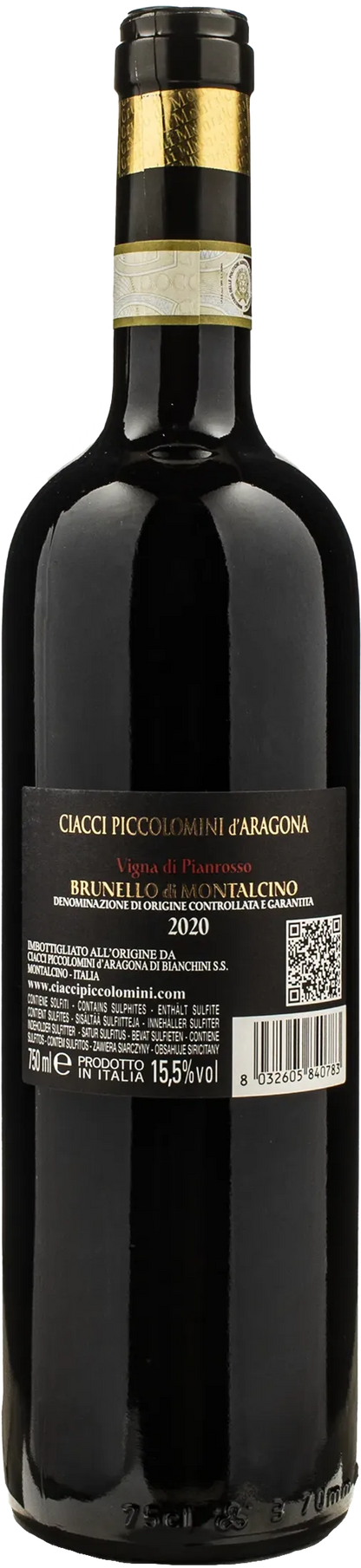 Ciacci Piccolomini Brunello Montalcino Pianrosso 2020