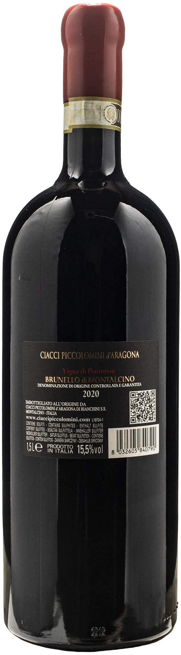 Ciacci Piccolomini Brunello Montalcino Pianrosso Magnum 2020