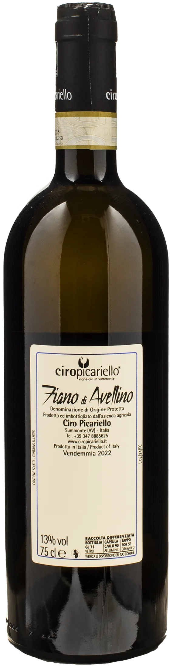 Ciro Picariello Fiano di Avellino Ciro 906 2022