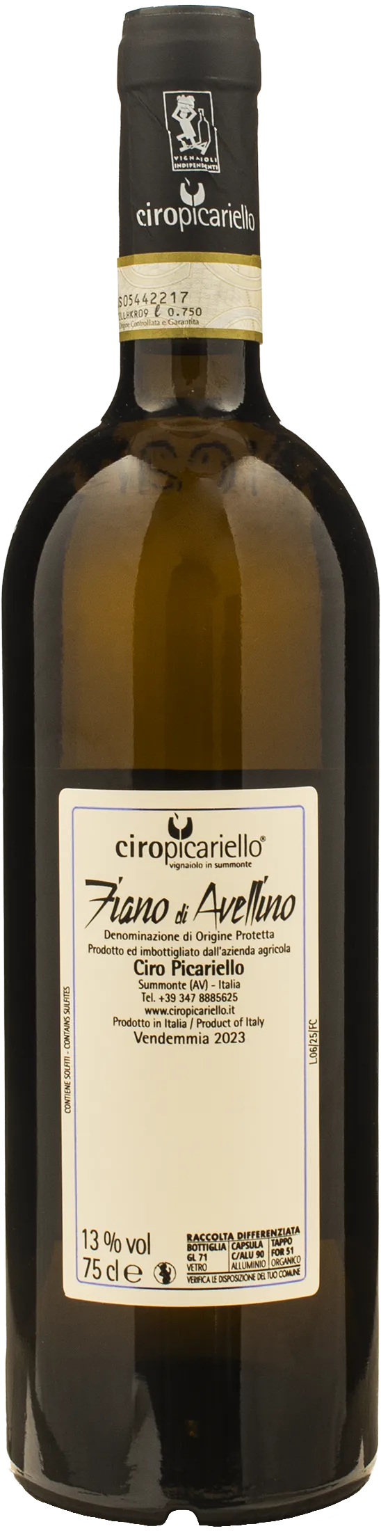 Ciro Picariello Fiano di Avellino Ciro 906 2023