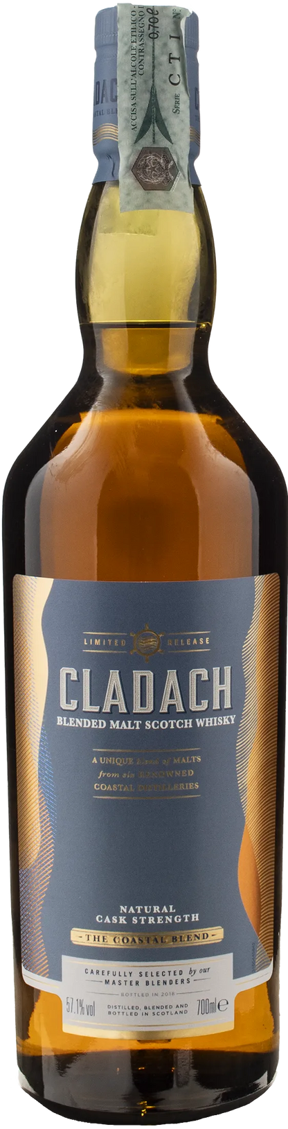 Cladach Blended Malt Scotch Whisky Natural Cask Strength Limited Release 0.7L